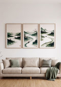 Abstract Impasto Texture Printable Poster Set, 3 Pack - A2 Digital PDF