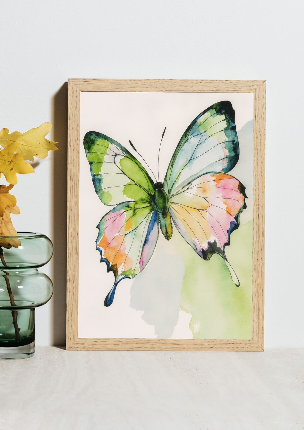 Ethereal Watercolor Butterfly Printable Poster – A2 Ready to Print