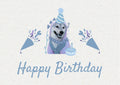 Cute Dachshund Digital Birthday Card - Instant Download