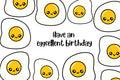 Funny Egg Puns Digital Birthday Card, "Have an Eggcellent Birthday"