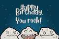 Funny Rock Pun Digital Birthday Card - Birthday Ecard
