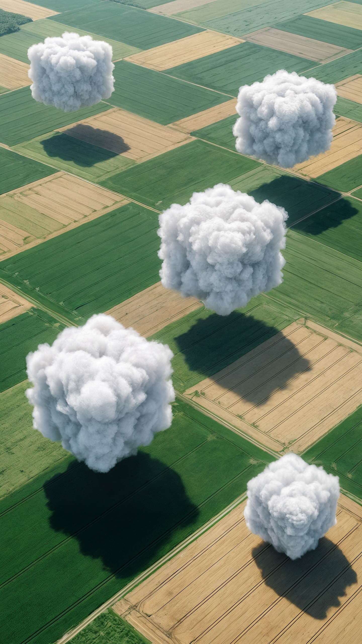 Surreal Dreamcore Cloud – 2 High-Res 4K Wallpaper Pack