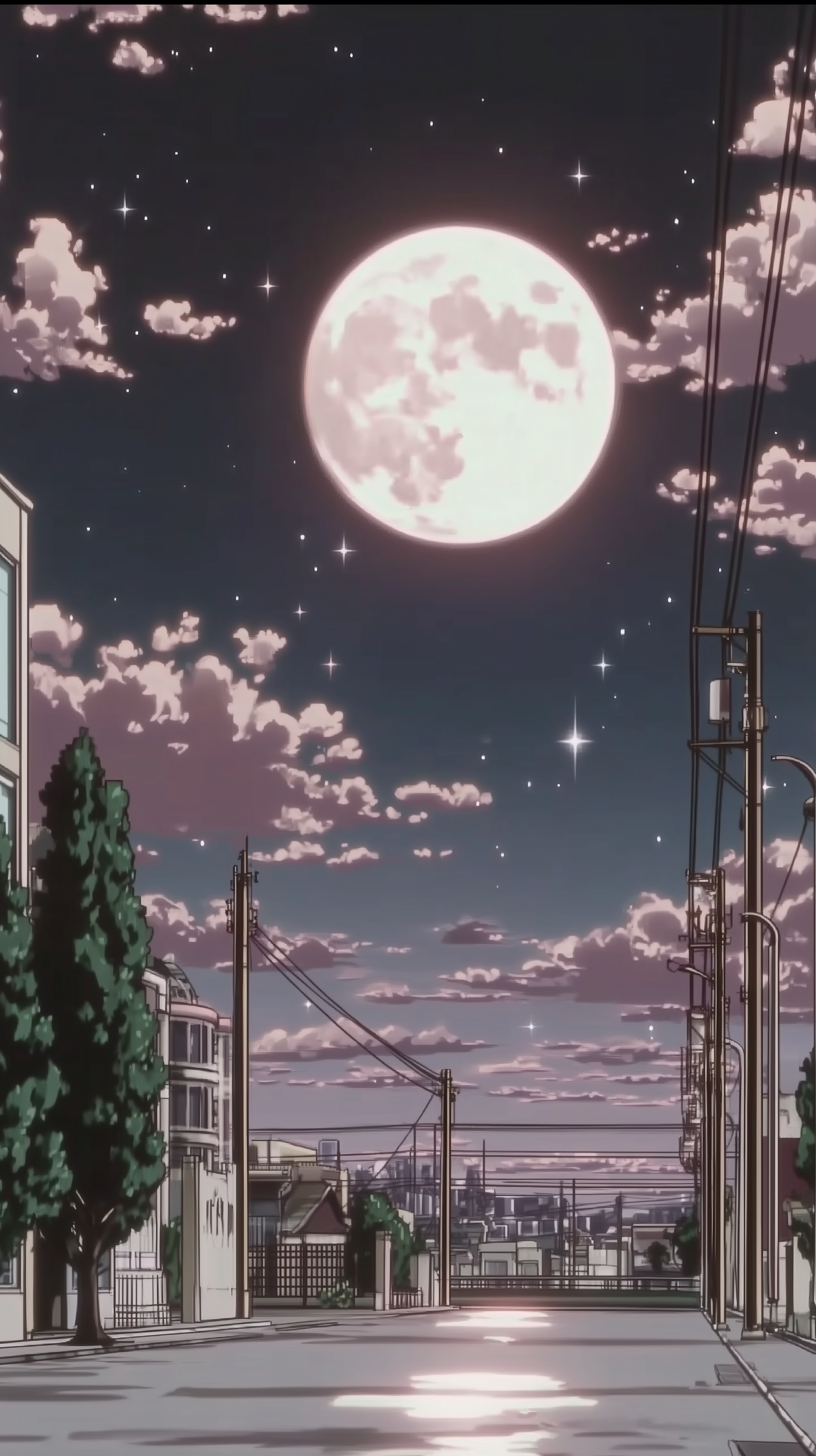 90s Retro Anime Phone Wallpaper – Download 4K Digital Art