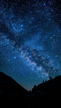 Midnight Blue Milky Way Phone Wallpaper – 4K Ultra-High Resolution