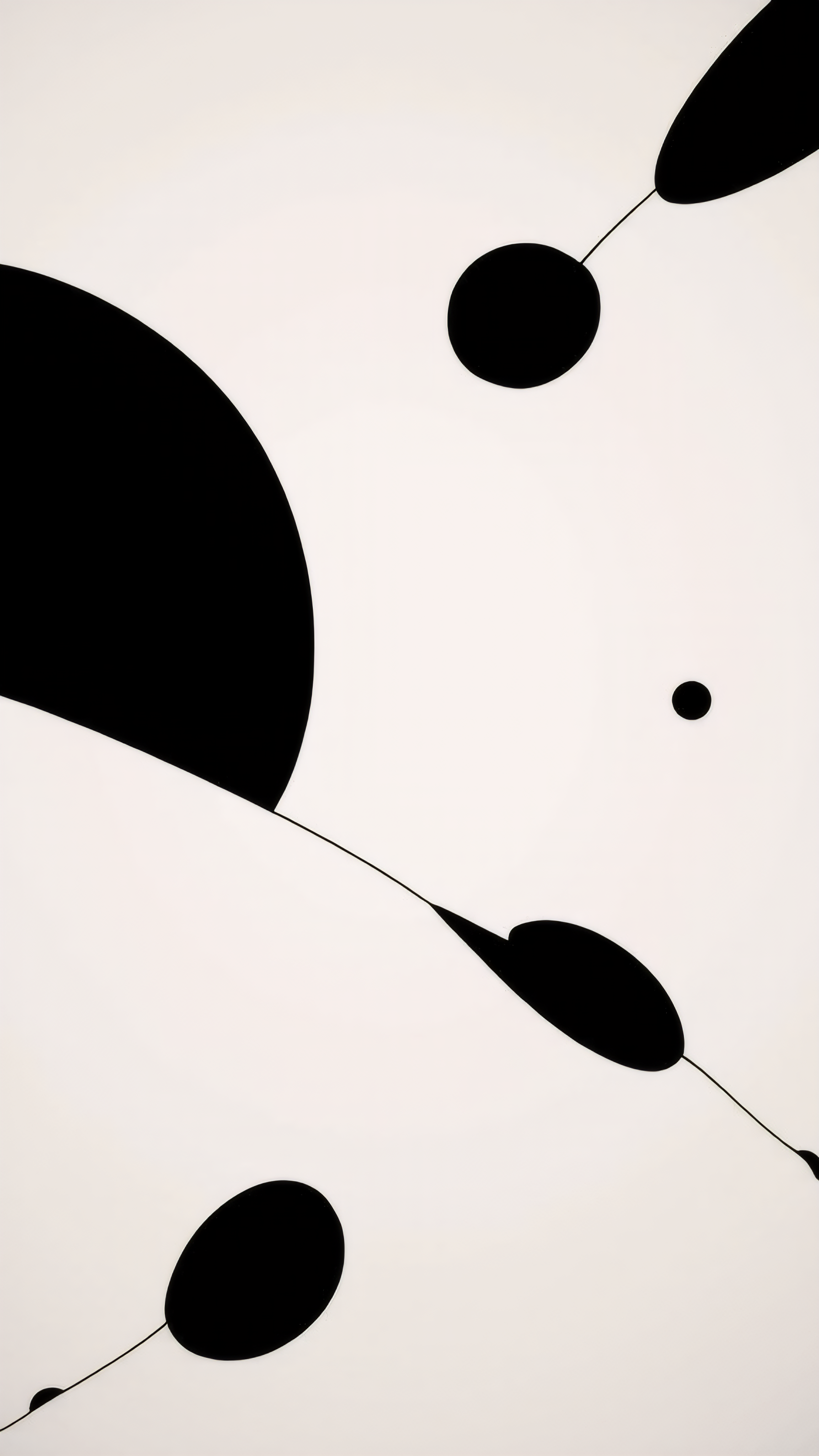 Minimalist Black & White Abstract Wallpaper – 4K Digital Download
